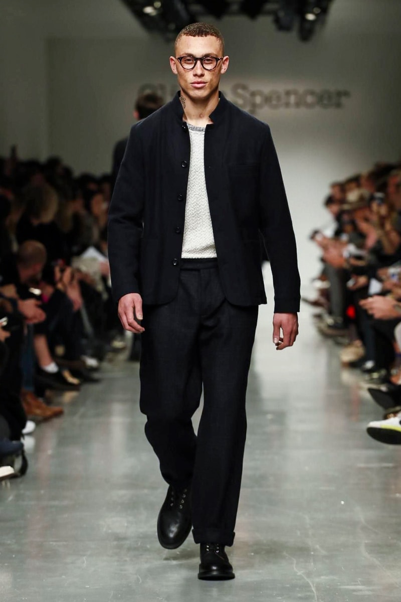 Oliver Spencer 2017 Fall Winter Collection Runway Show London Fashion Week Men's