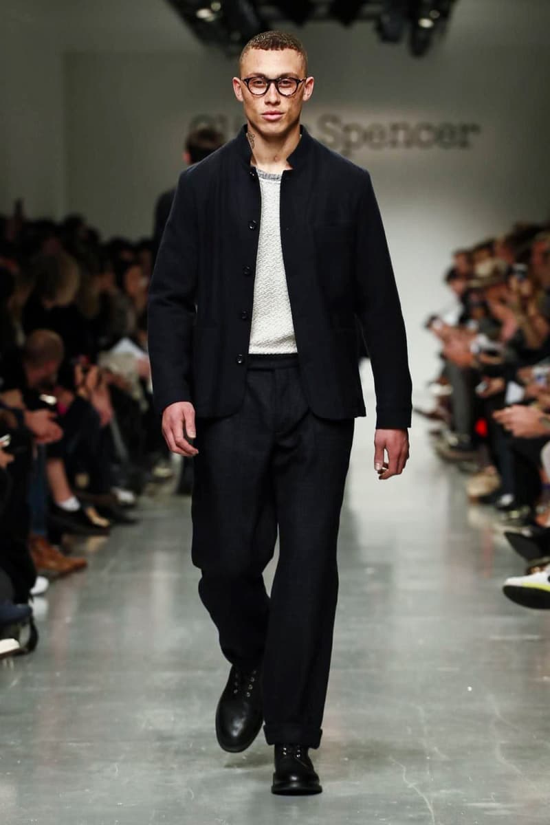 Oliver Spencer 2017 Fall Winter Collection Runway Show London Fashion Week Men's