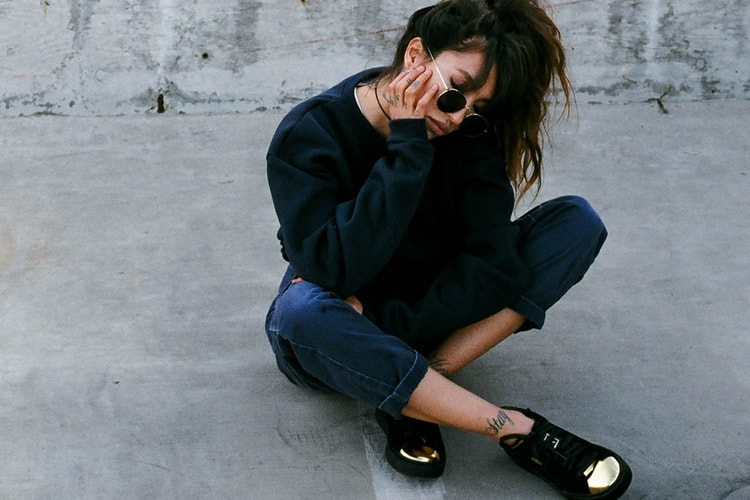 Alie Layus Adds West Coast Cool to PUMA's Suede Platform Gold