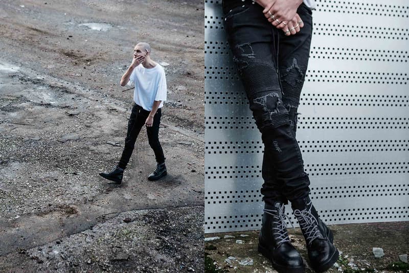 Represent spring summer 2017 stomper denim collection biker jeans