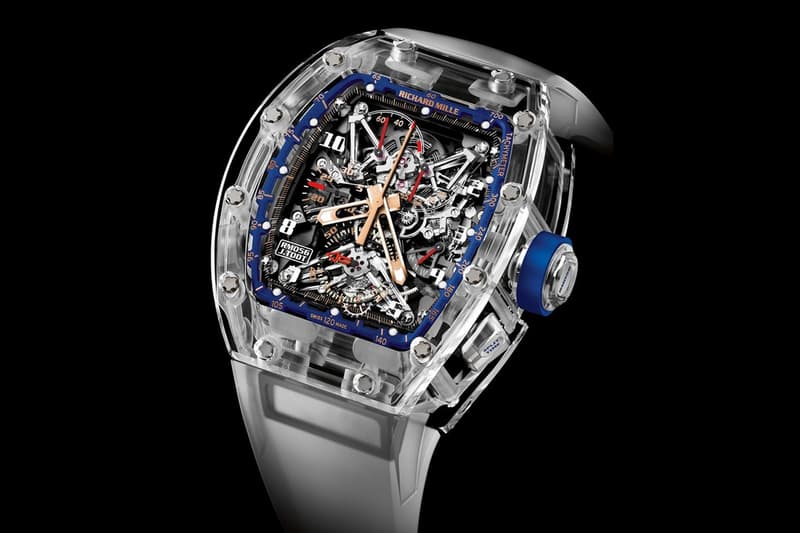 Richard Mille Blue Quartz TPT Jean Todt Tribute Watch Collection 11-03 050 056
