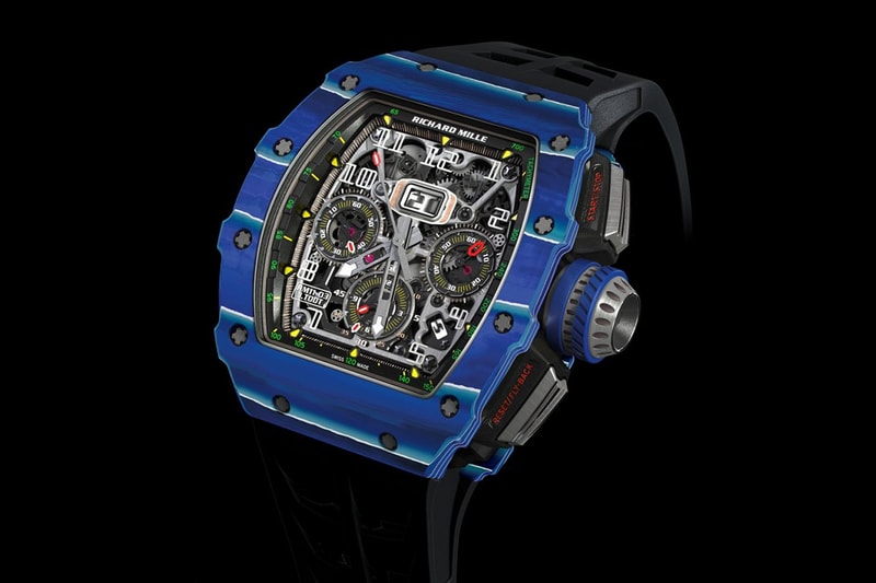 Richard Mille Blue Quartz TPT Jean Todt Tribute Watch Collection 11-03 050 056