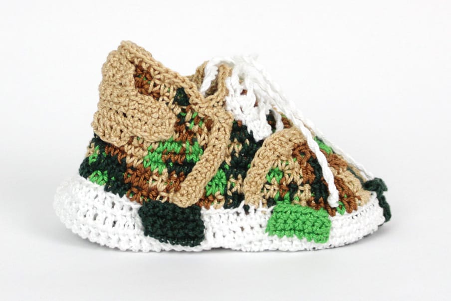 knitted sneakers for babies