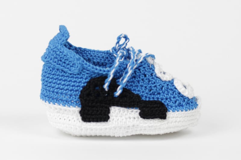 knitted baby yeezys