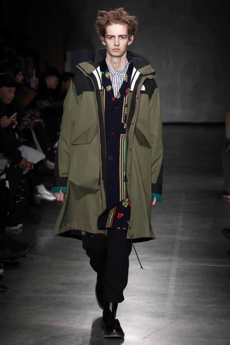 sacai The North Face 2017 Fall Winter Collection Paris Fashion Week Mens