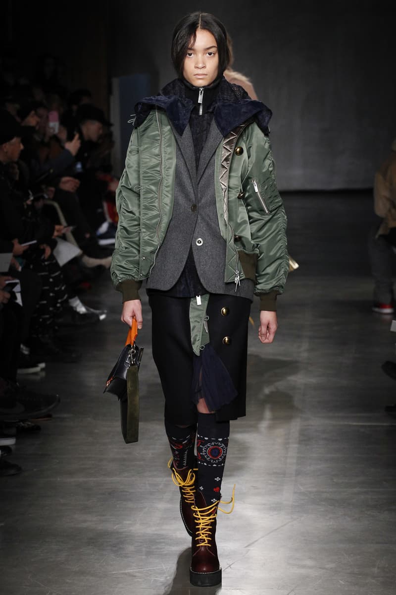 sacai The North Face 2017 Fall Winter Collection Paris Fashion Week Mens