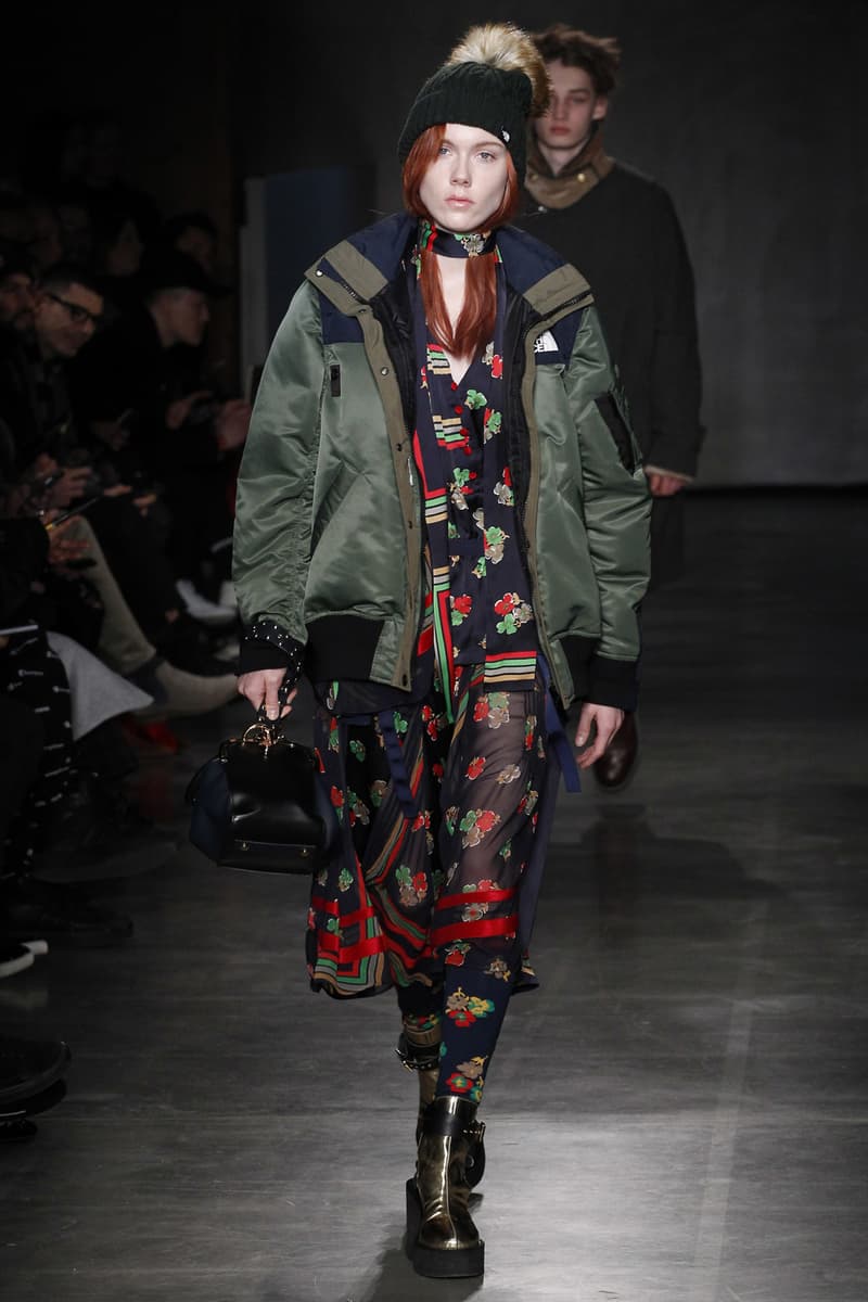 sacai The North Face 2017 Fall Winter Collection Paris Fashion Week Mens