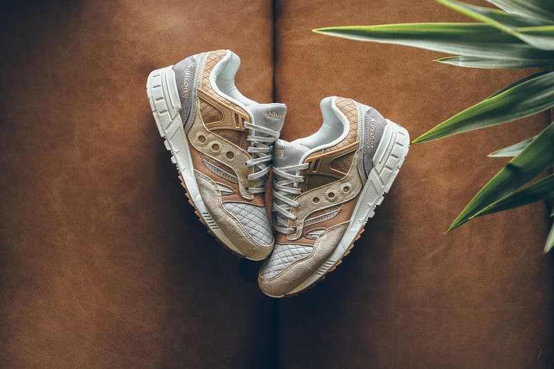 Saucony Grid SD Quilted Tan Grey