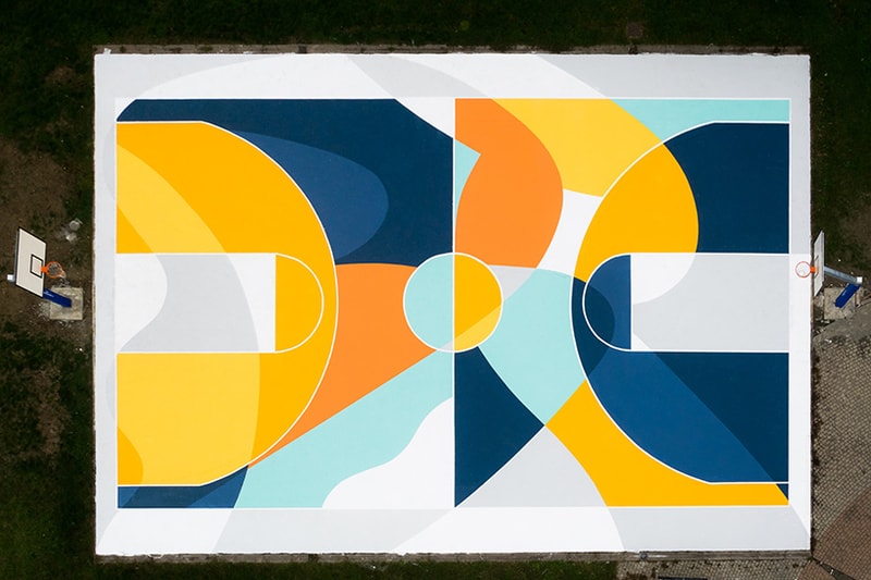 Gue Basketball Court Transformation Italy