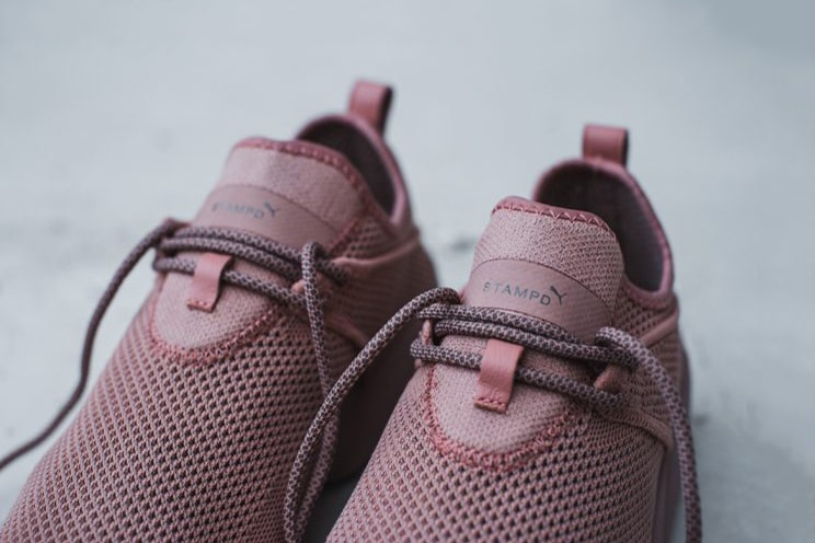 Stampd PUMA Blaze of Glory Charcoal Black Coral Pink