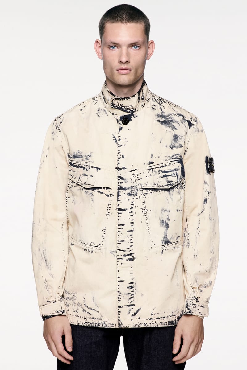 stone island hand corrosion sweatshirt