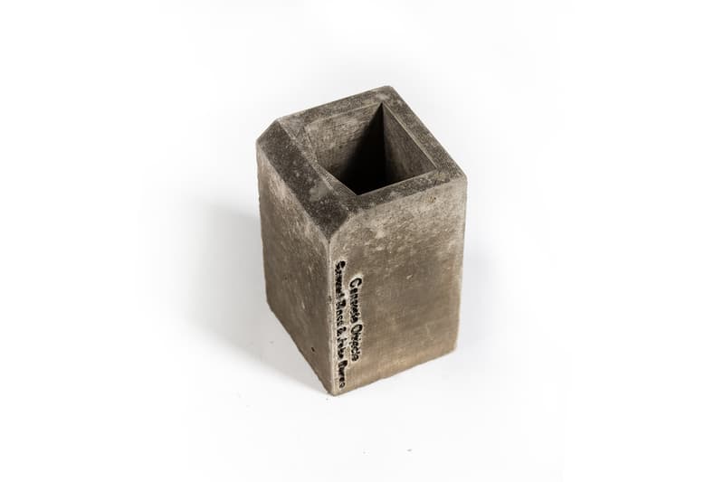 A-COLD-WALL* Samuel Ross Jobe Burns Concrete Objects Incense Cement Cup Holder