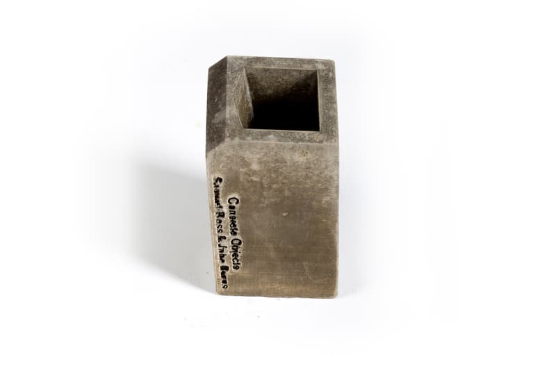 A-COLD-WALL* Samuel Ross Jobe Burns Concrete Objects Incense Cement Cup Holder