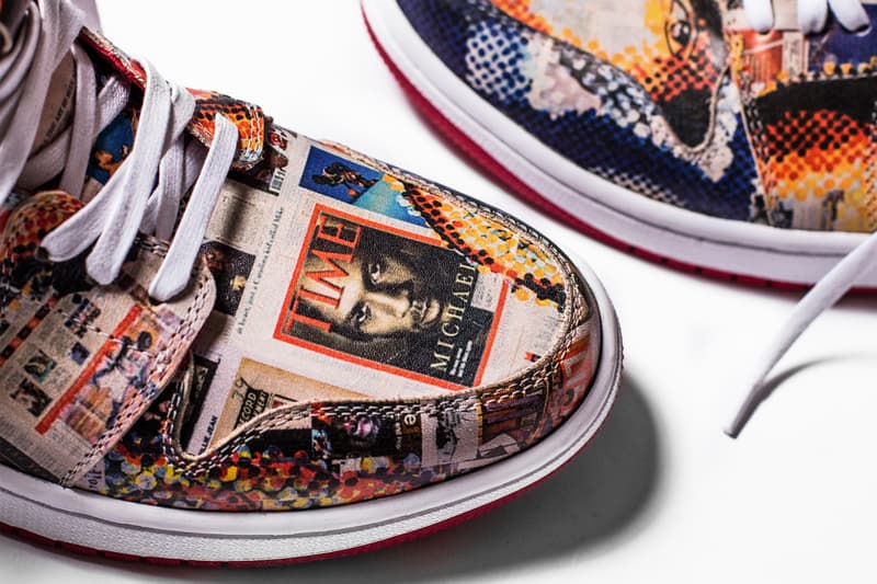 The Shoe Surgeon Art Inspired Air Jordan 1 Gillean Clark