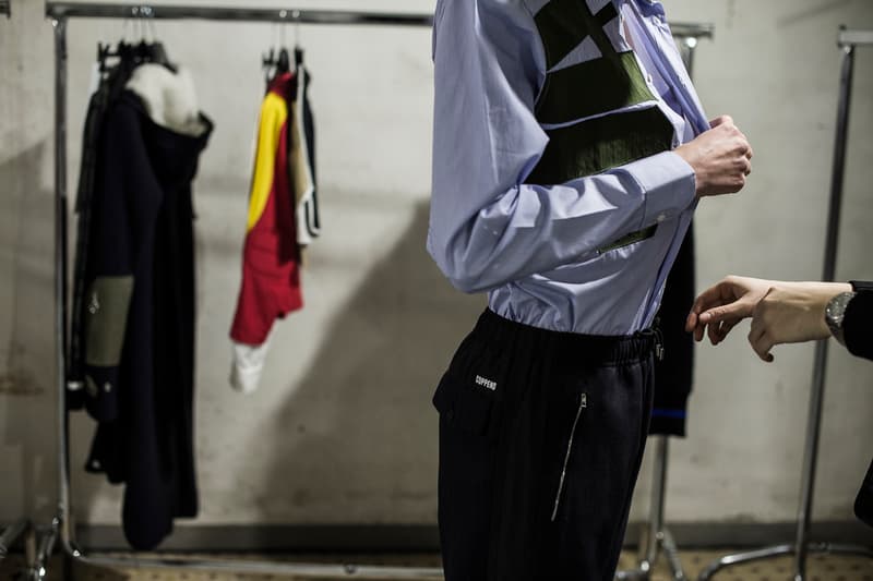 Tim Coppens Pitti Uomo 91 Presentation Backstage