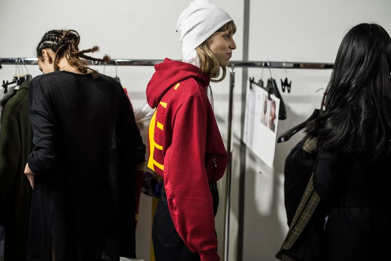 Tim Coppens Pitti Uomo 91 Presentation Backstage