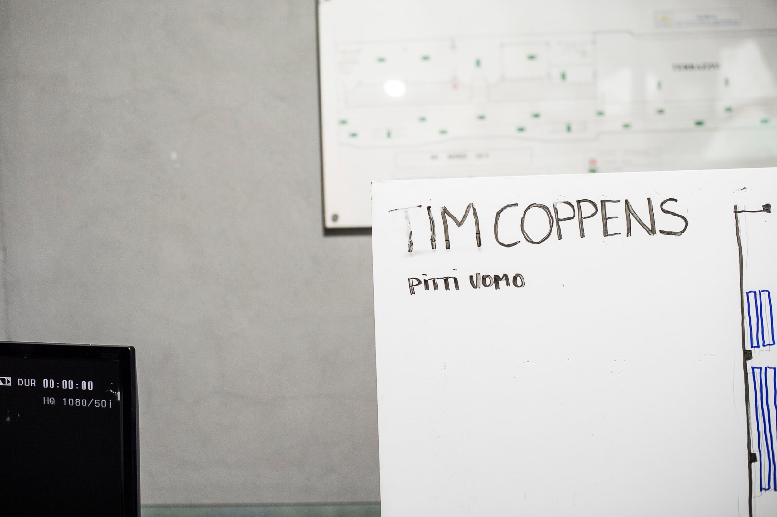 Tim Coppens Pitti Uomo 91 Presentation Backstage