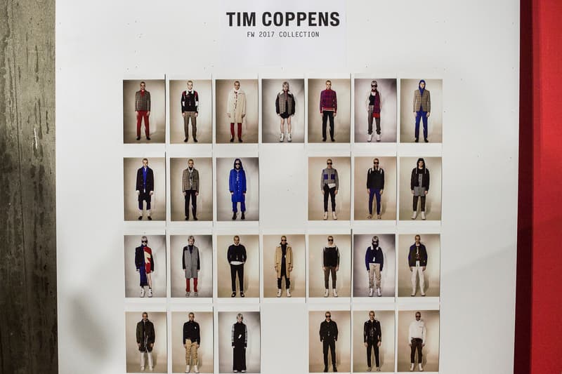 Tim Coppens Pitti Uomo 91 Presentation Backstage