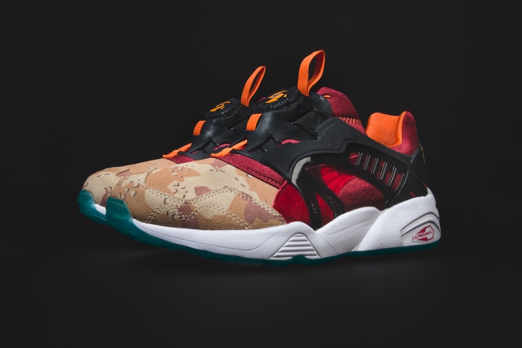 Check out the Titolo x atmos x PUMA Disc Blaze "Desert Dusk"