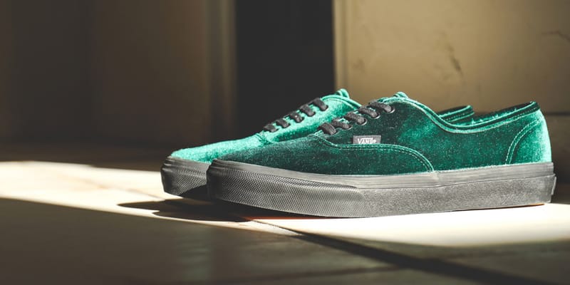 velvet green vans