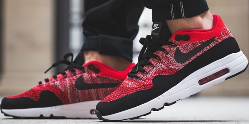 Nike Air Max 1 Ultra Flyknit 2 0 University Red Hypebeast Nike Air Max 1 Ultra Flyknit 2 0 University Red Hypebeast