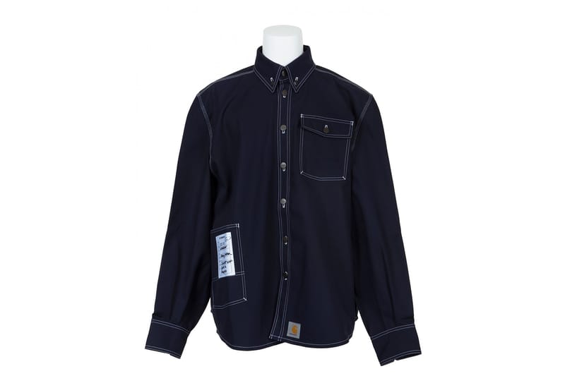 carhartt denim shirt