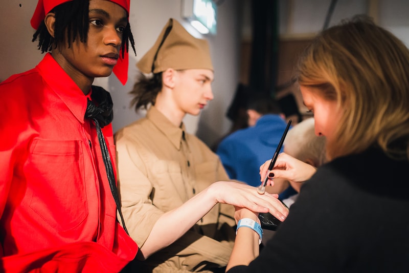 Xander Zhou Backstage LFWM 2017