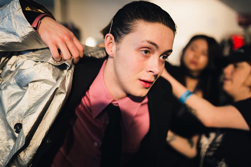 Xander Zhou Backstage LFWM 2017