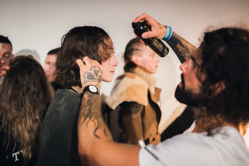 Xander Zhou Backstage LFWM 2017