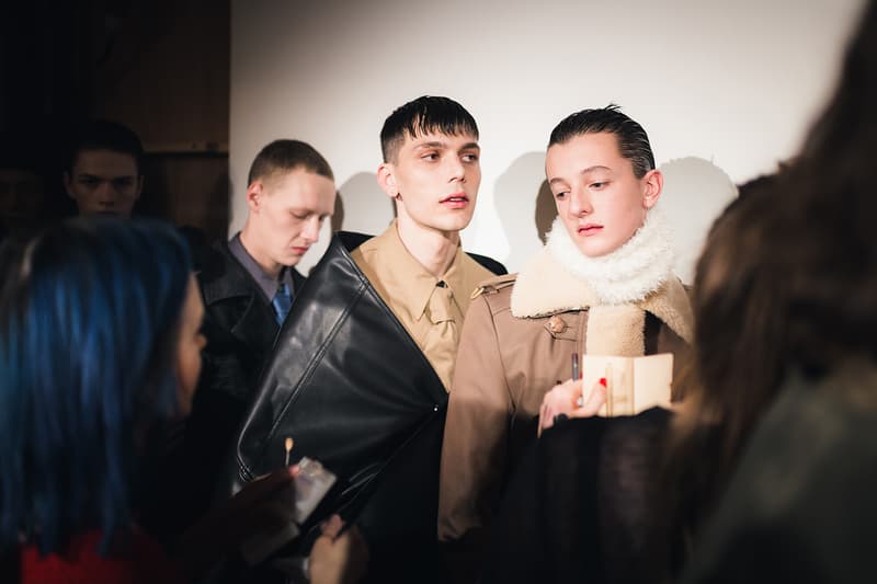 Xander Zhou Backstage LFWM 2017