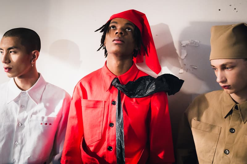 Xander Zhou Backstage LFWM 2017