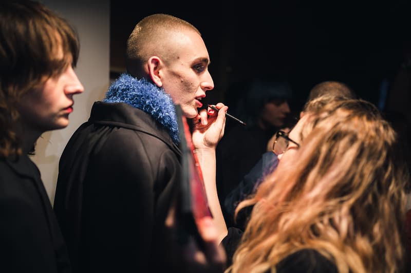 Xander Zhou Backstage LFWM 2017