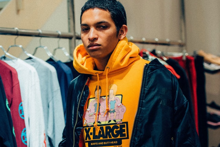 XLARGE Drops a 'Beavis and Butt-Head' Capsule Collection