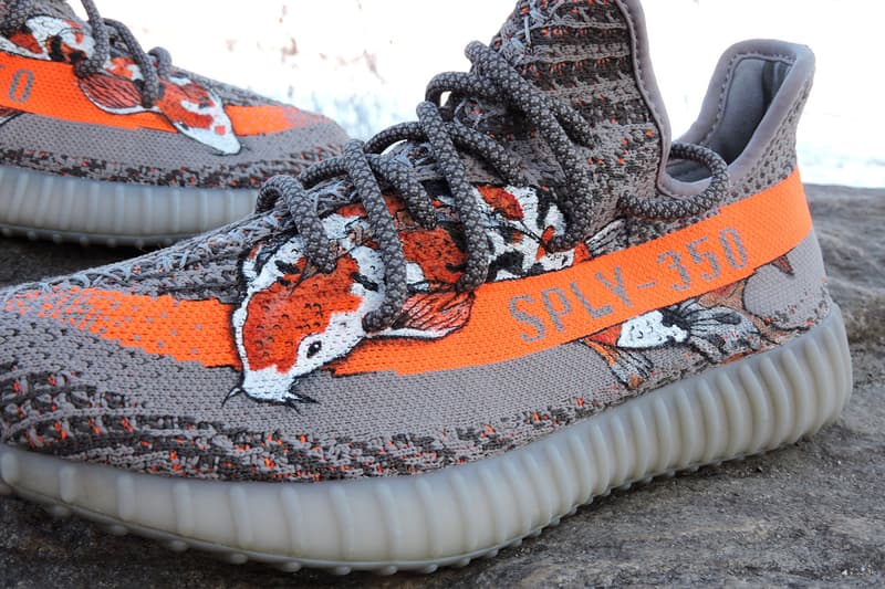 YEEZY BOOST 350 V2 Beluga Koi Custom | HYPEBEAST