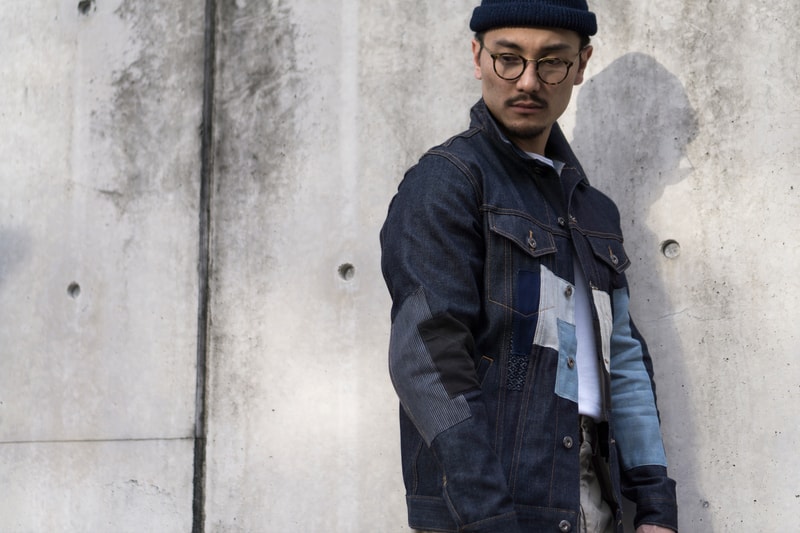 3sixteen x The Class Room Custom Patchwork Type 3s Denim Jacket