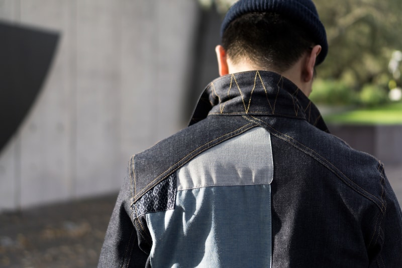 3sixteen x The Class Room Custom Patchwork Type 3s Denim Jacket