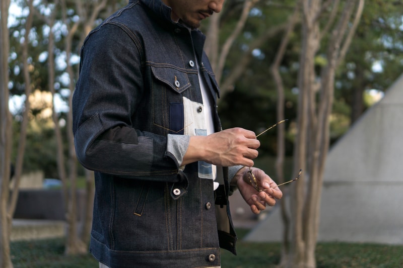 3sixteen x The Class Room Custom Patchwork Type 3s Denim Jacket
