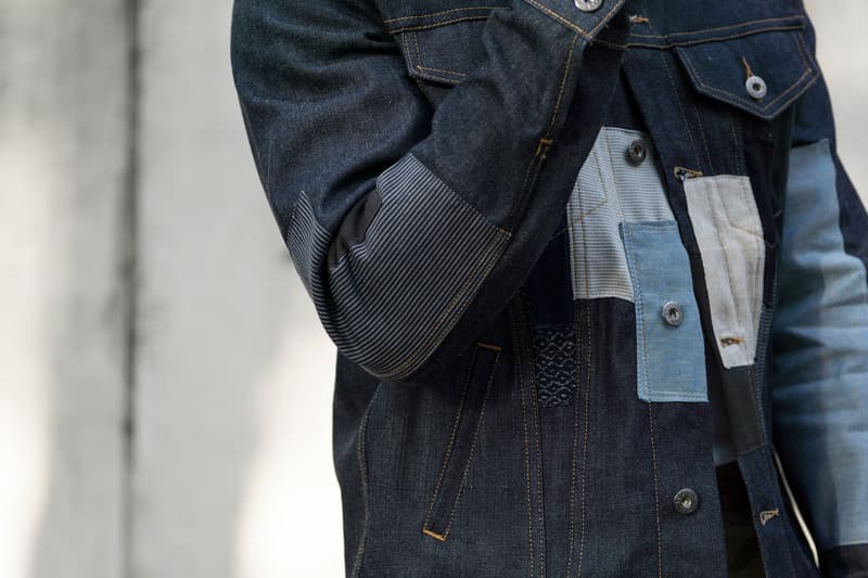 3sixteen x The Class Room Custom Patchwork Type 3s Denim Jacket