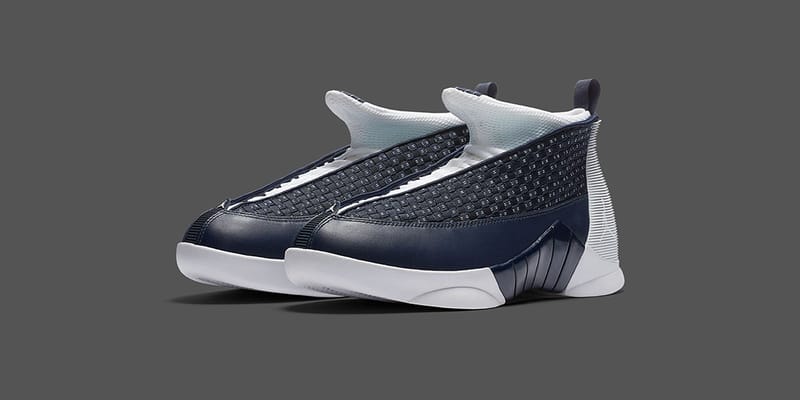 jordan 15 obsidian on feet