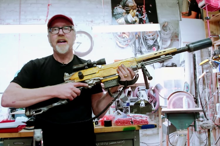 Adam Savage Builds a Custom Nerf Rifle Gun