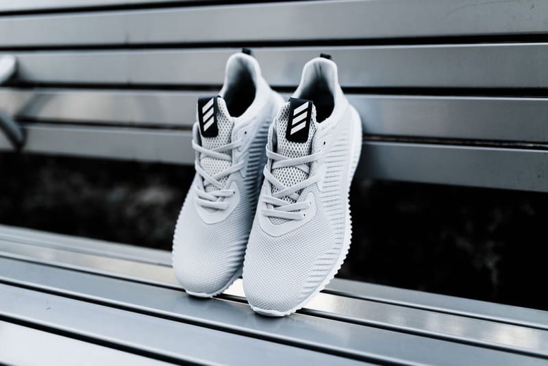 alphabounce grey and white