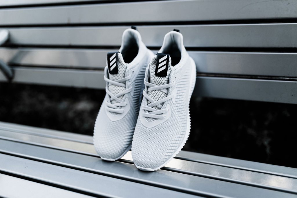 adidas AlphaBOUNCE Sneaker Gray and White streetwear