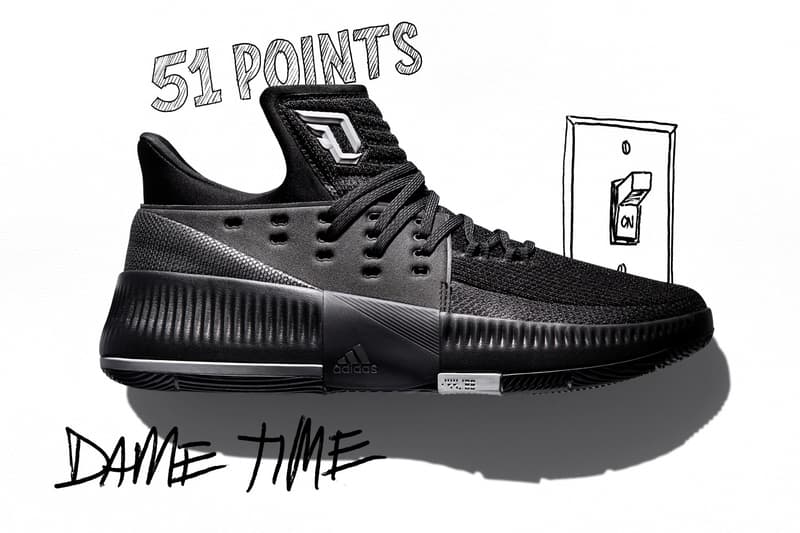 adidas Dame 3 Lights Out