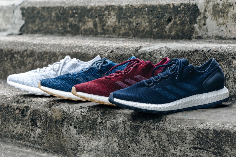 adidas PUREBOOST Closer Look Burgundy Navy Red Blue White Black
