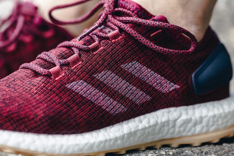 adidas PUREBOOST Closer Look Burgundy Navy Red Blue White Black