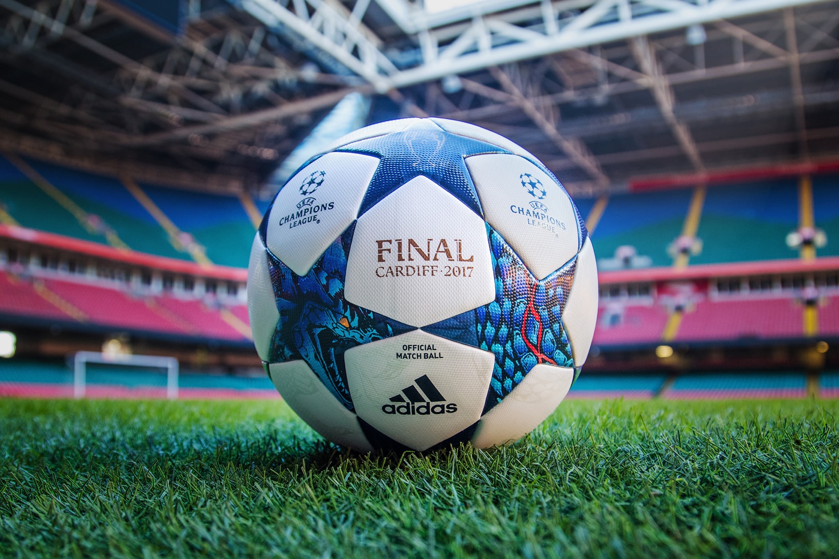 adidas Champions League Final Matchball Cardiff Dragon
