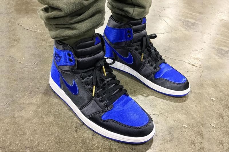 Air Jordan 1 Satin Royal Appears at Agenda Show