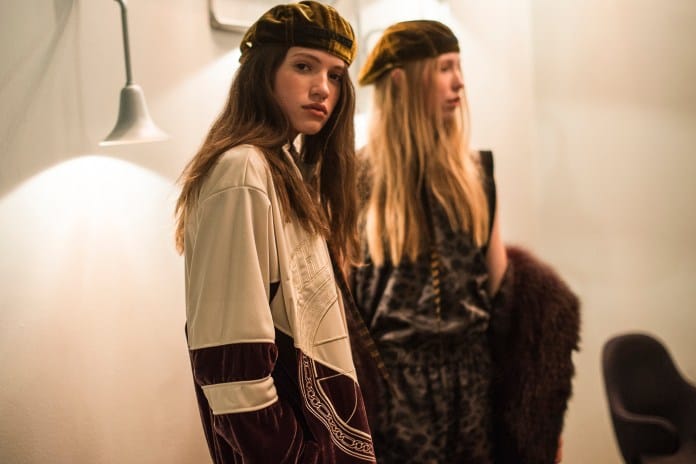 Backstage at Astrid Andersen 2017 Fall/Winter Was a Moment in Fancy Streetwear