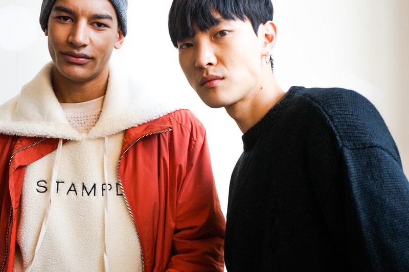 STAMPD's "Asphalt Wave" 2017 Fall/Winter Backstage Look New York Fashion Week Men's Runway Shows