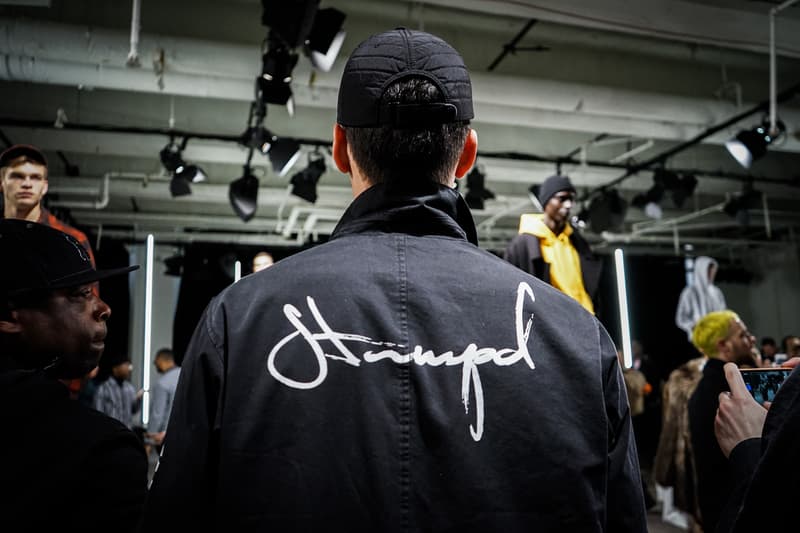 STAMPD's "Asphalt Wave" 2017 Fall/Winter Backstage Look New York Fashion Week Men's Runway Shows